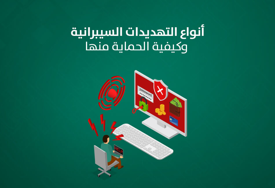 أنواع التهديدات السيبرانية الأكثر شيوعًا وكيفية الحماية منها